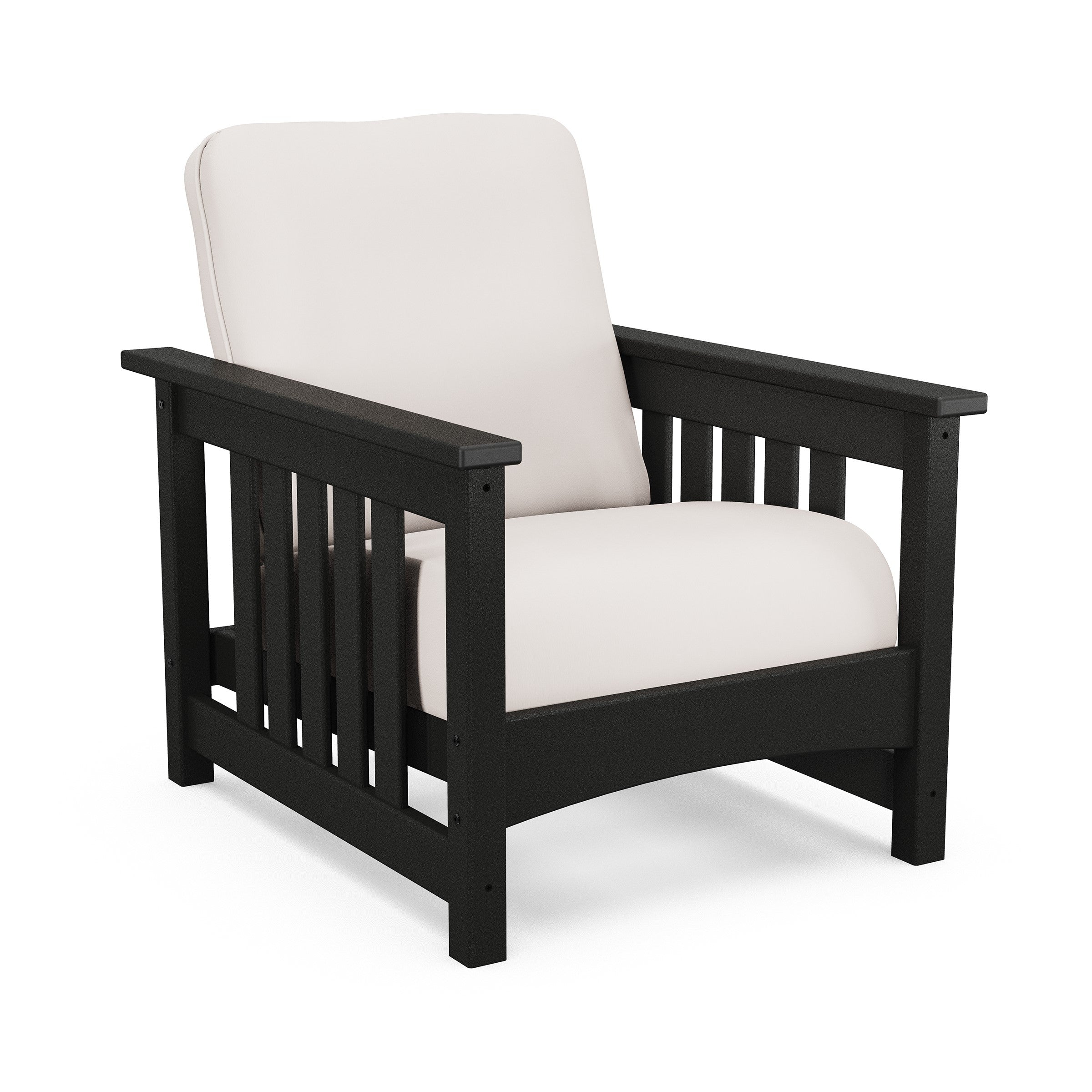 POLYWOOD Mission Deep Seating Club Chair - Black