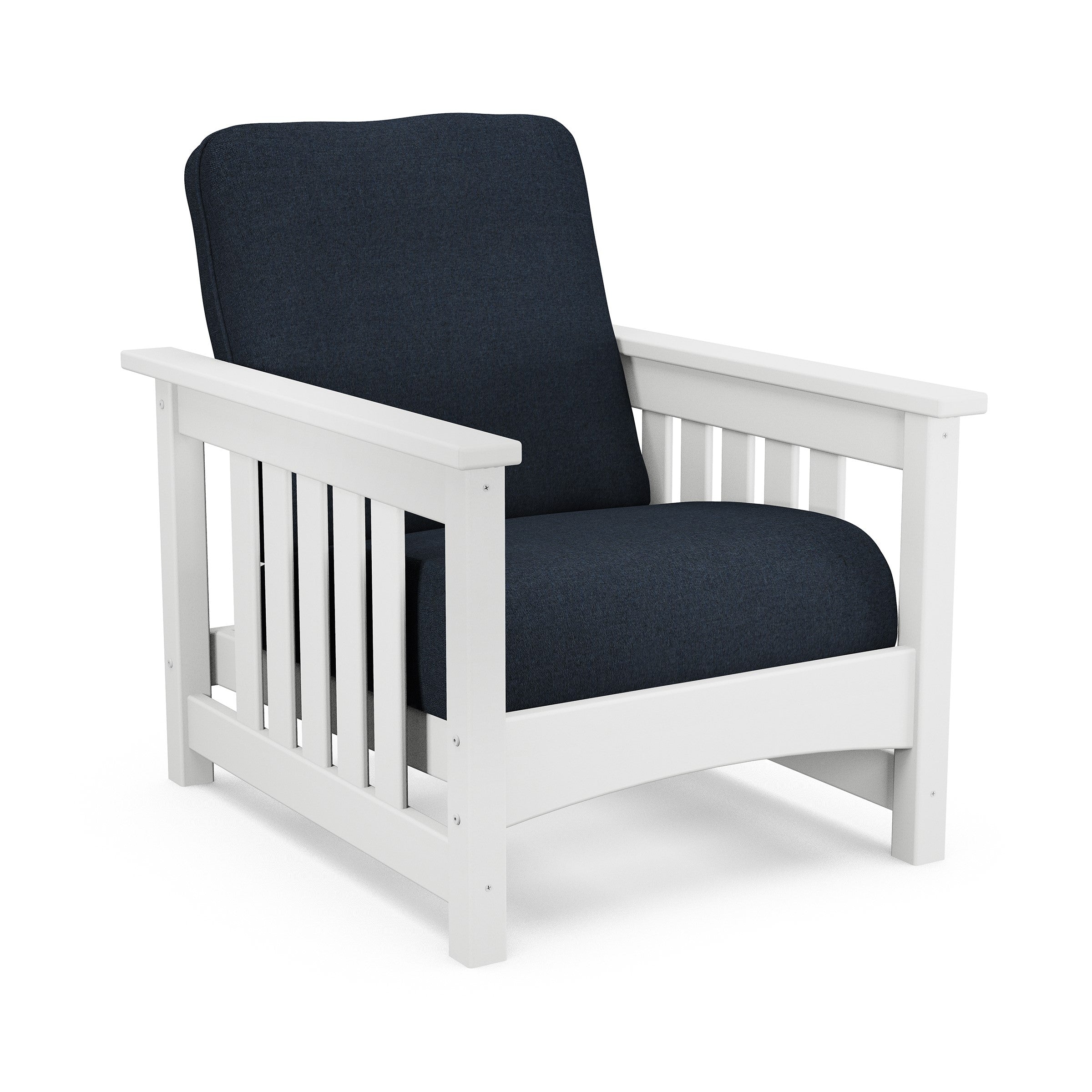 POLYWOOD Mission Deep Seating Club Chair - White