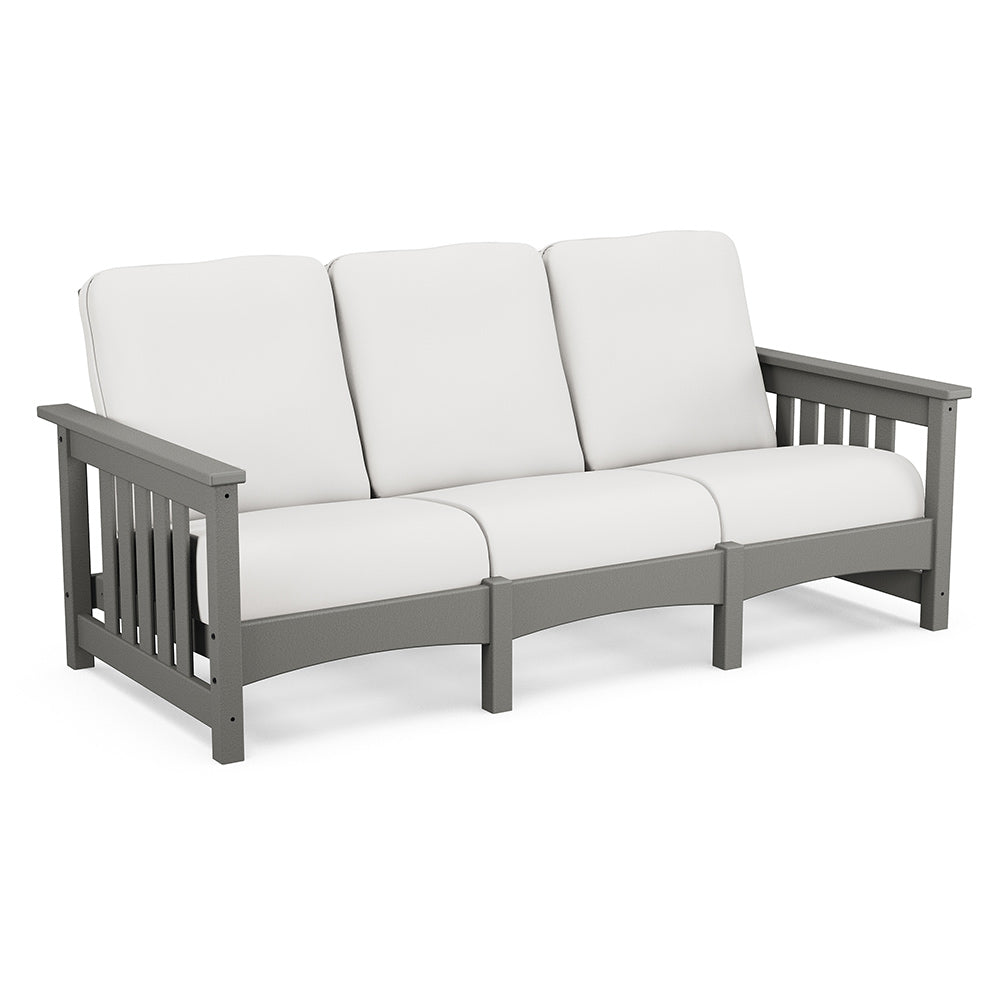 Mission Deep Seating Sofa - Slate Grey