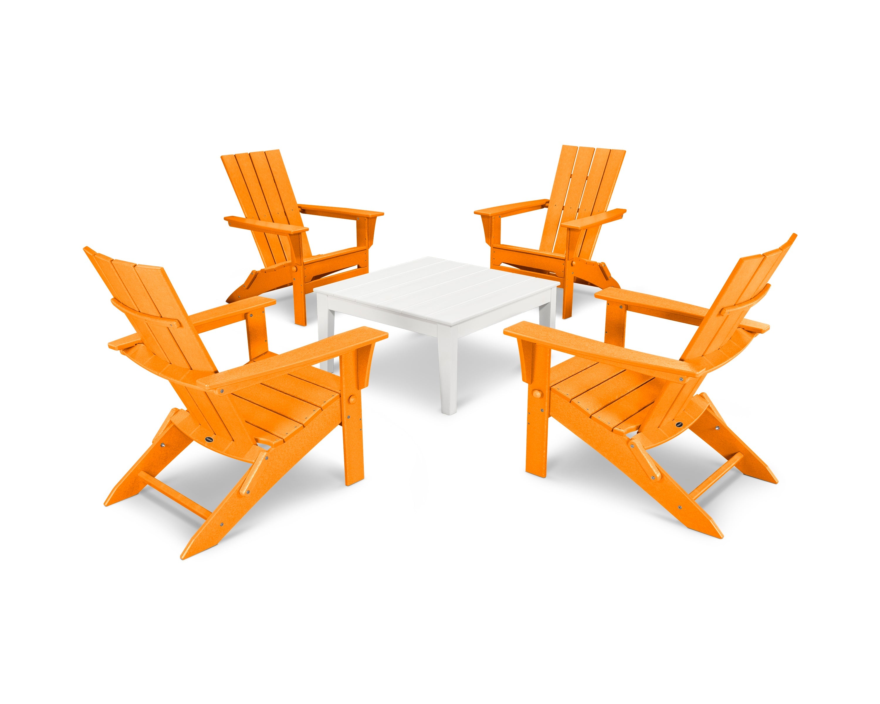 Quattro Folding Chair 5-Piece Conversation Set 13