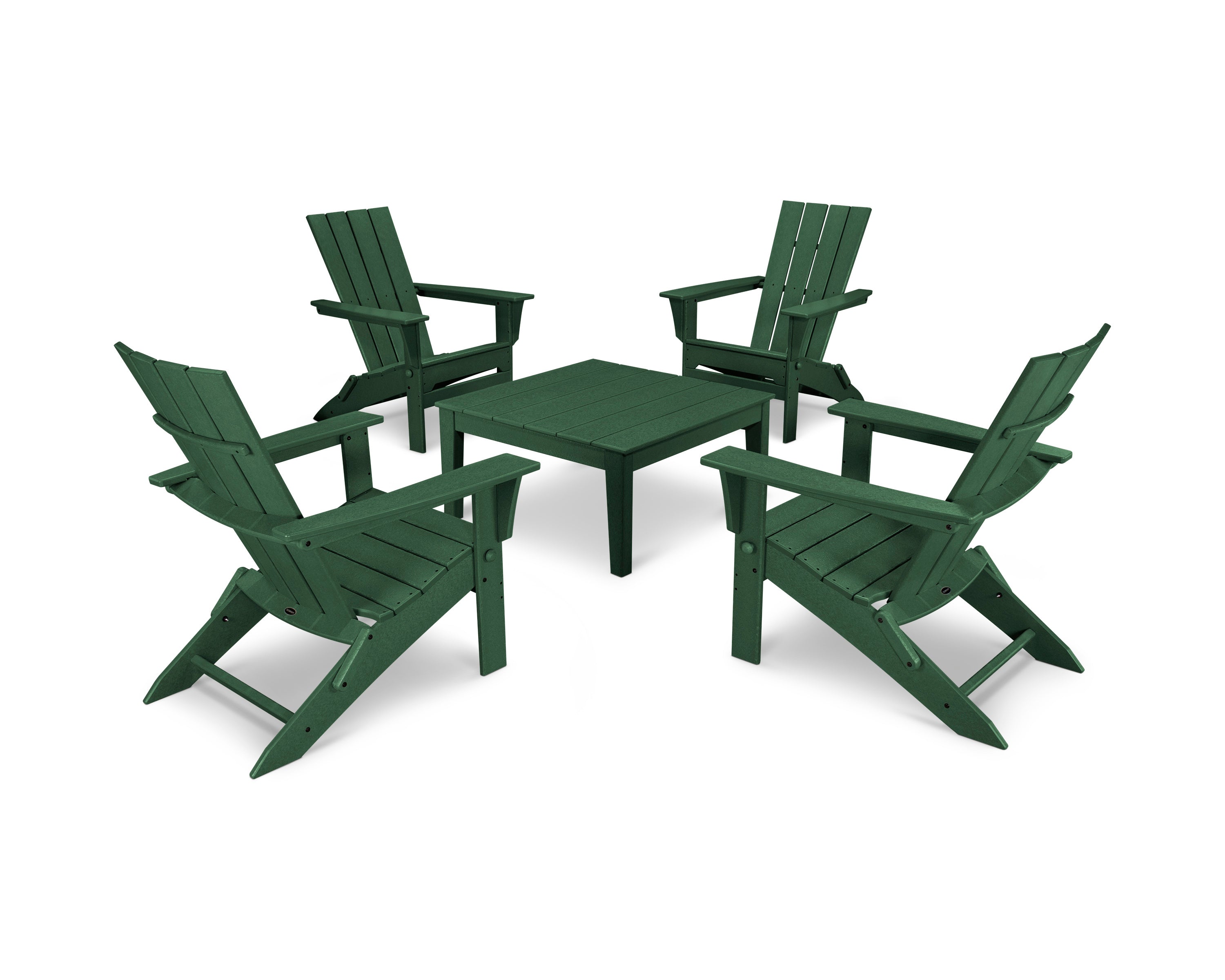 Quattro Folding Chair 5-Piece Conversation Set 2