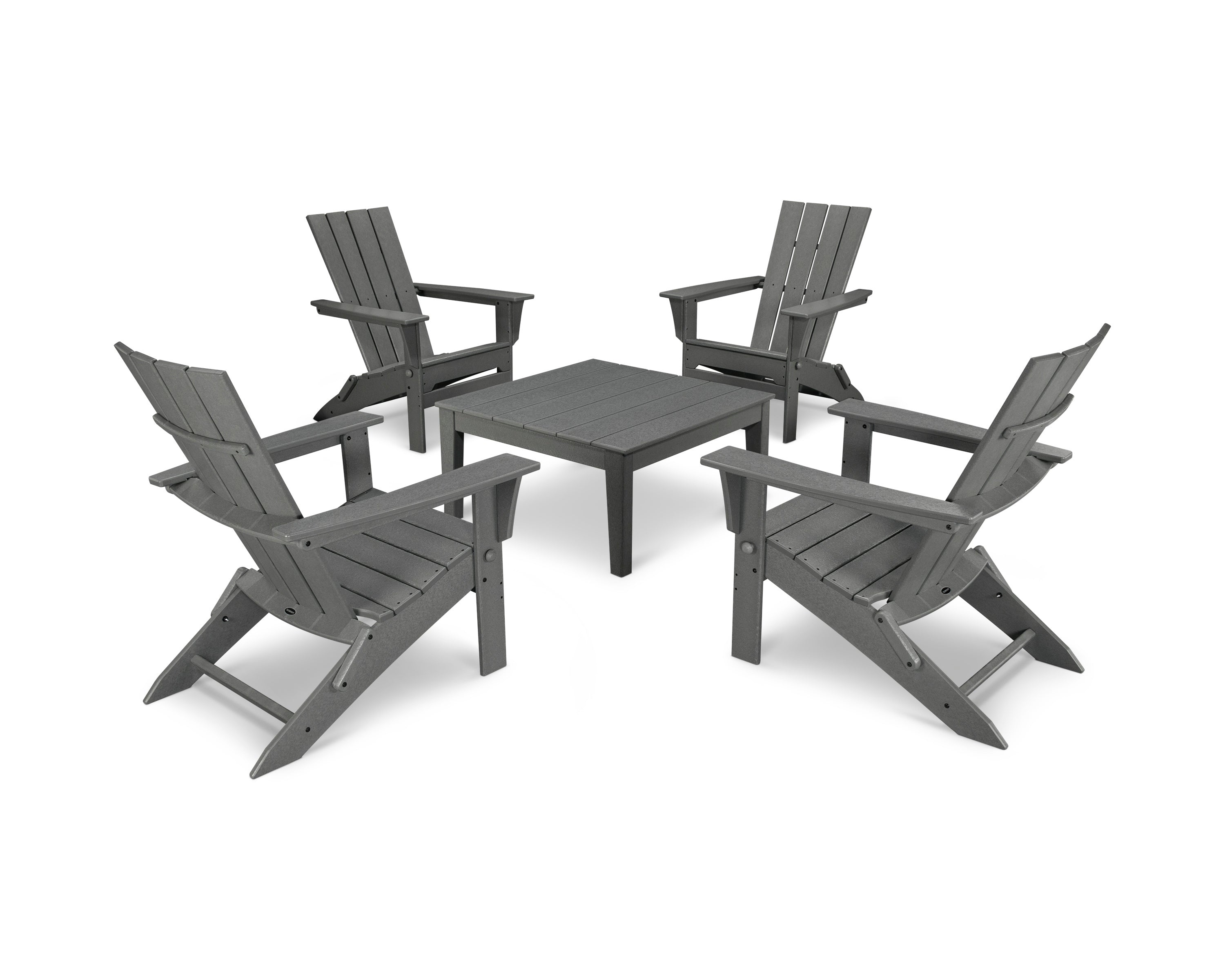Quattro Folding Chair 5-Piece Conversation Set 1