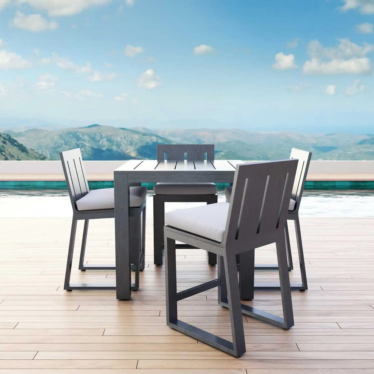 Redondo 40" Square Pub Table SW3801-PT by Sunset West 3