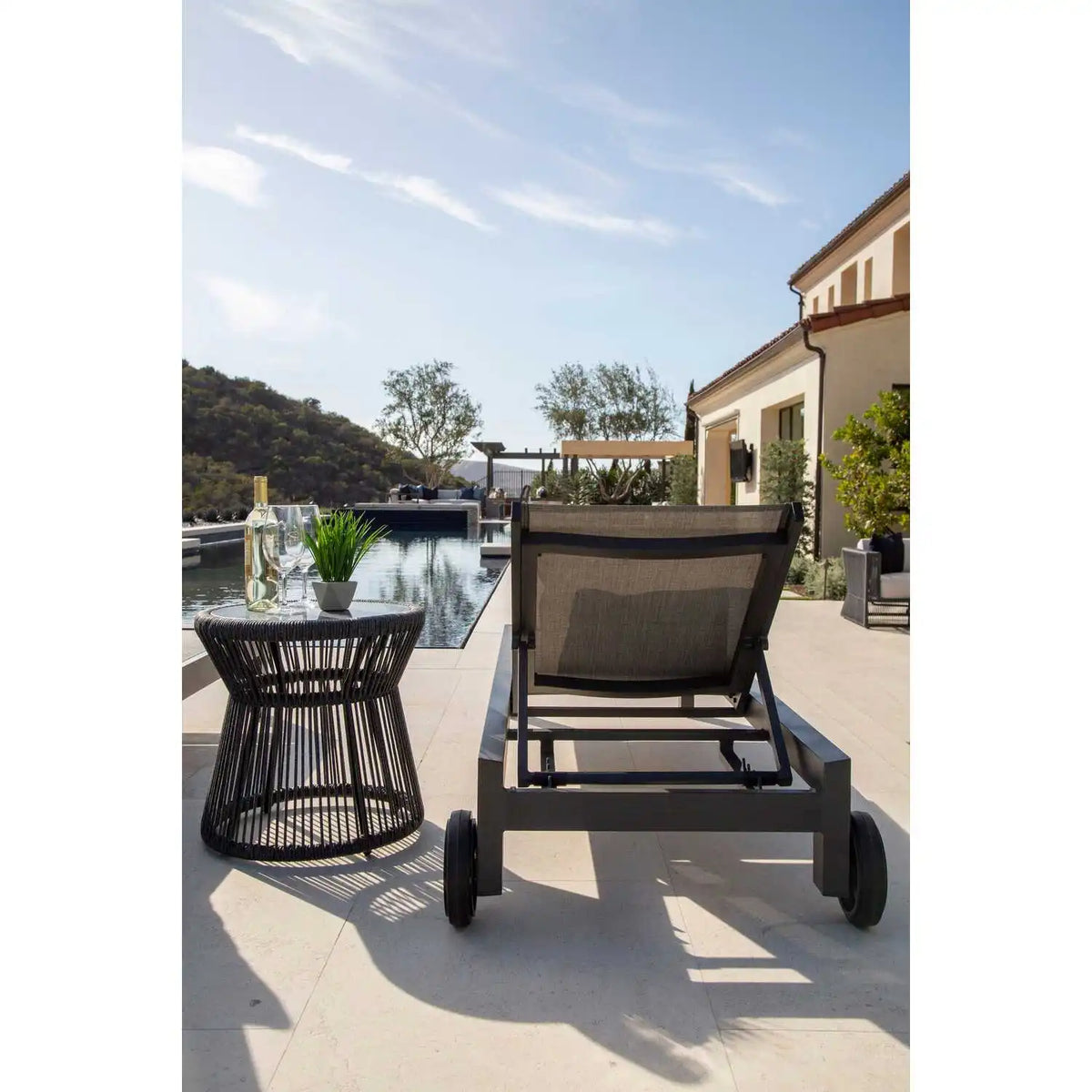 Redondo Aluminum Sling Adjustable Chaise Lounge SW3801-9 by Sunset West 5