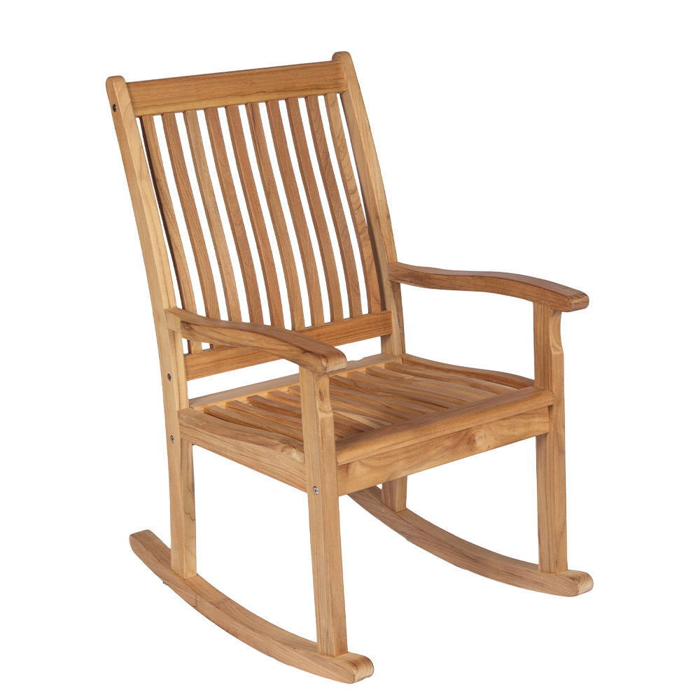 Royal Teak Highback Rocking Chair