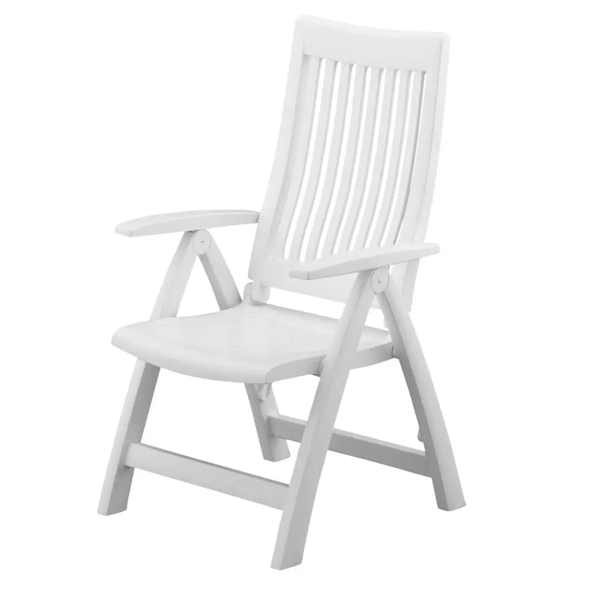 Roma 7-Piece Resin Dining Set With Cushions, White