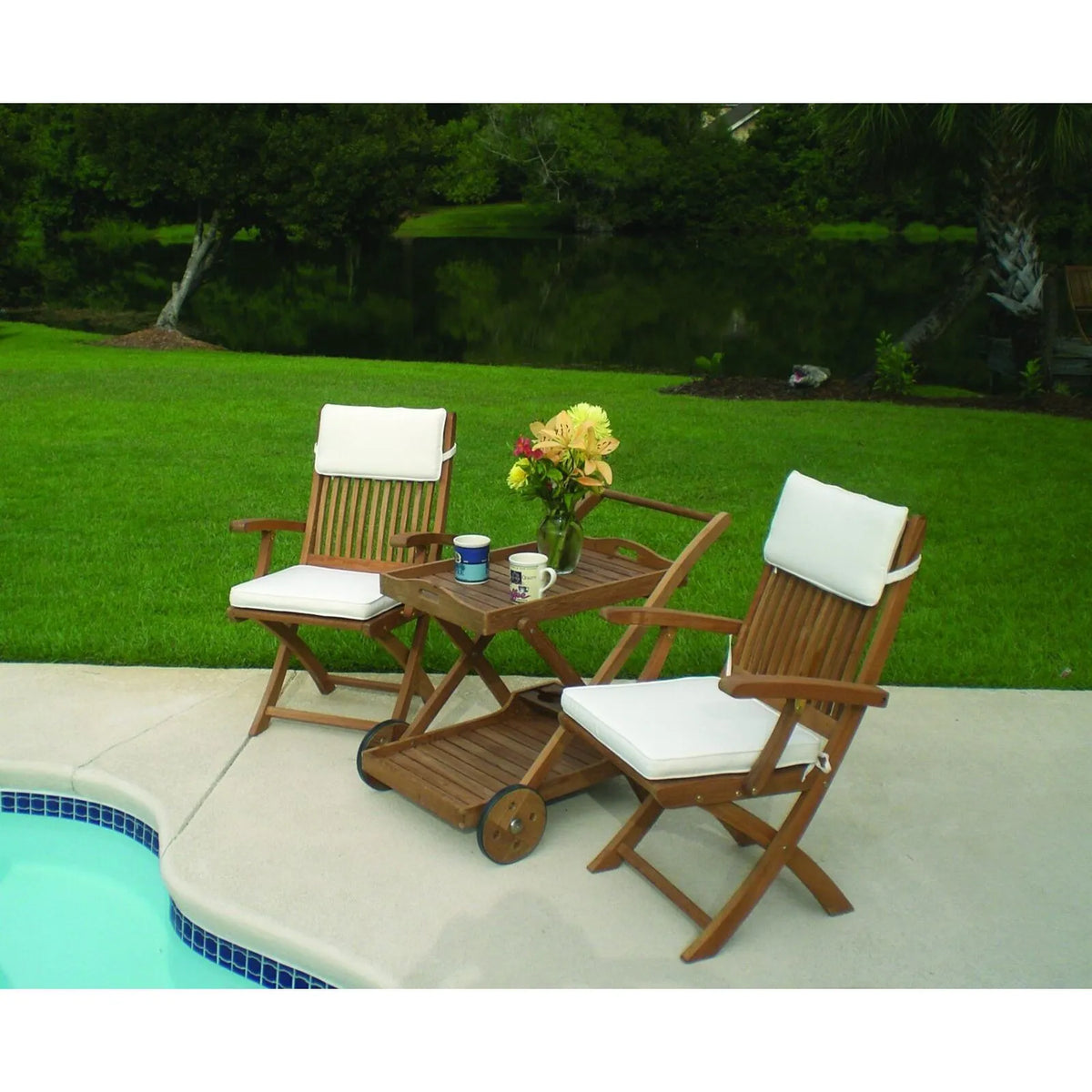 Royal Teak Sailor Folding Dining Side Chair 6