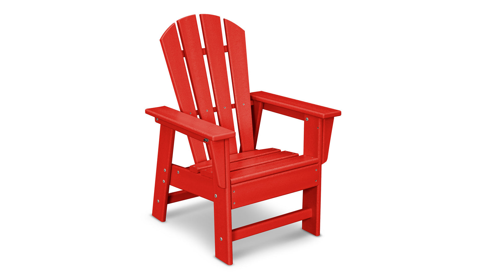 POLYWOOD Kids Adirondack Chair - Sunset Red