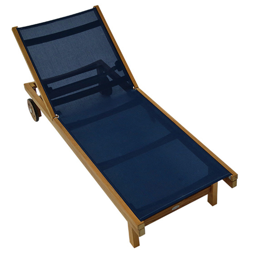 Royal Teak Sundaze Sling Chaise Lounge
