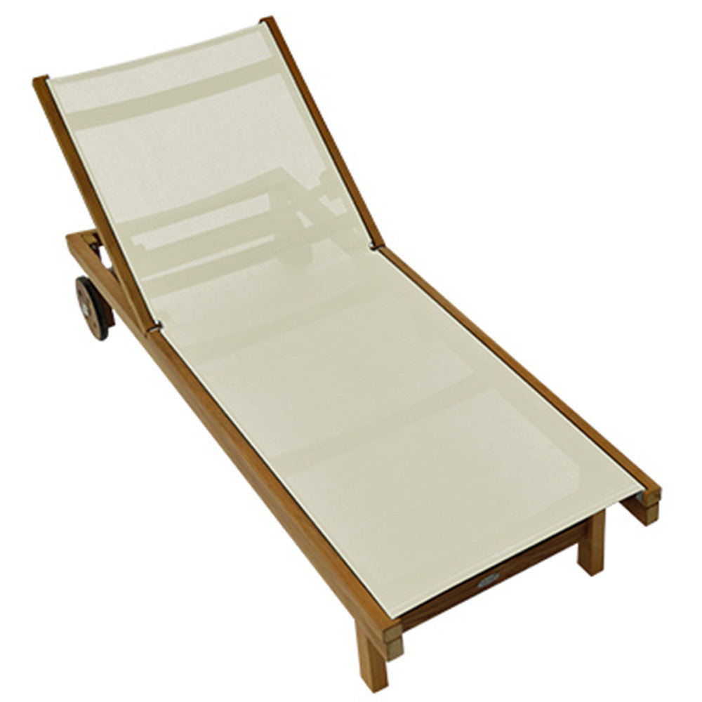 Royal Teak Sundaze Sling Chaise Lounge