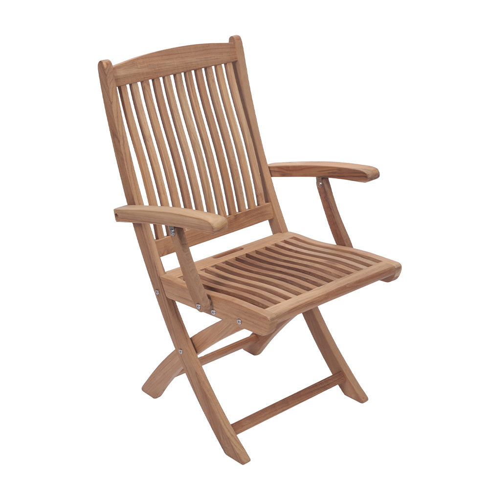 Royal Teak Sailor Folding Dining Arm Chair