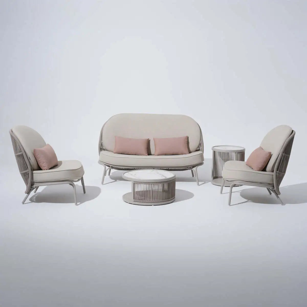 Shell 5-Piece Lounge Set with Pillows