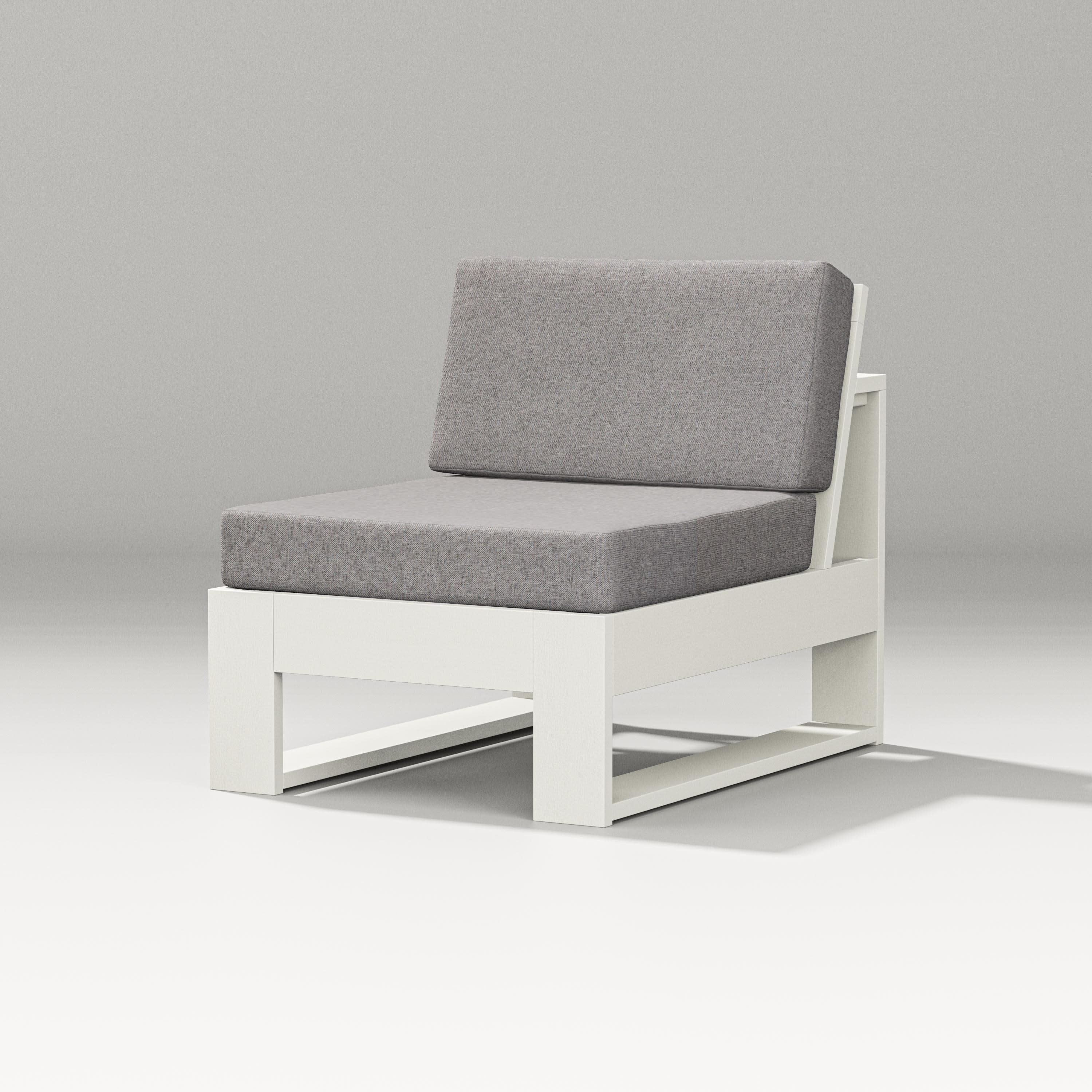 Latitude Modular Armless Chair with Cushion