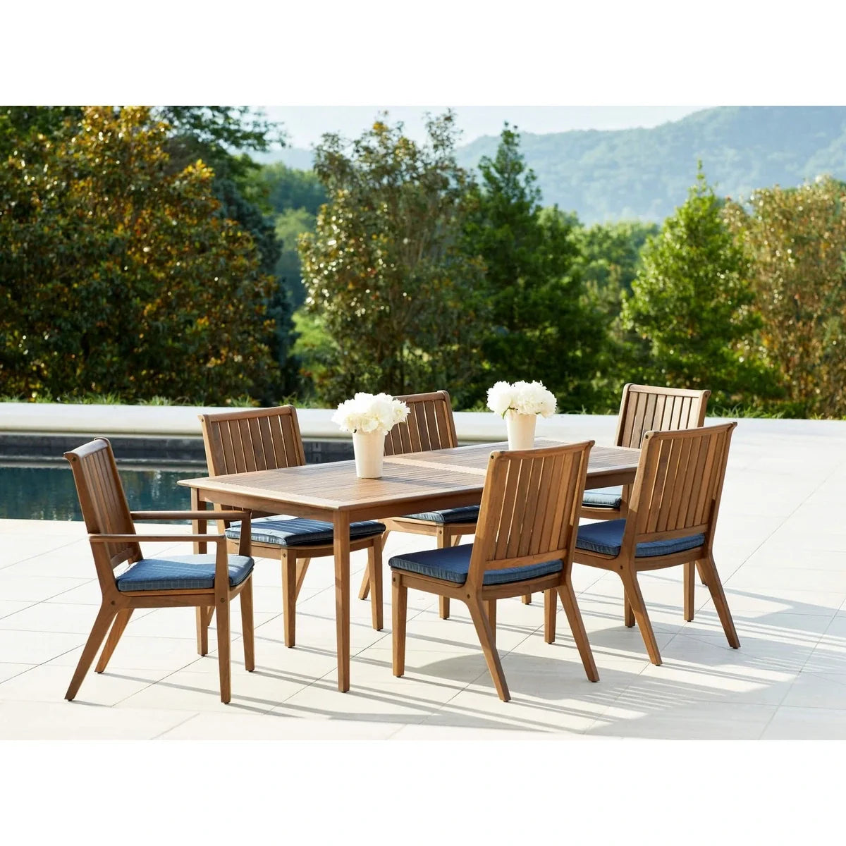 Sky Cushioned Dining Arm Chair