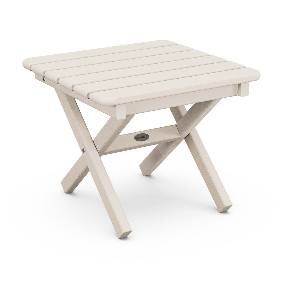POLYWOOD 18" Square Side Table - Sand