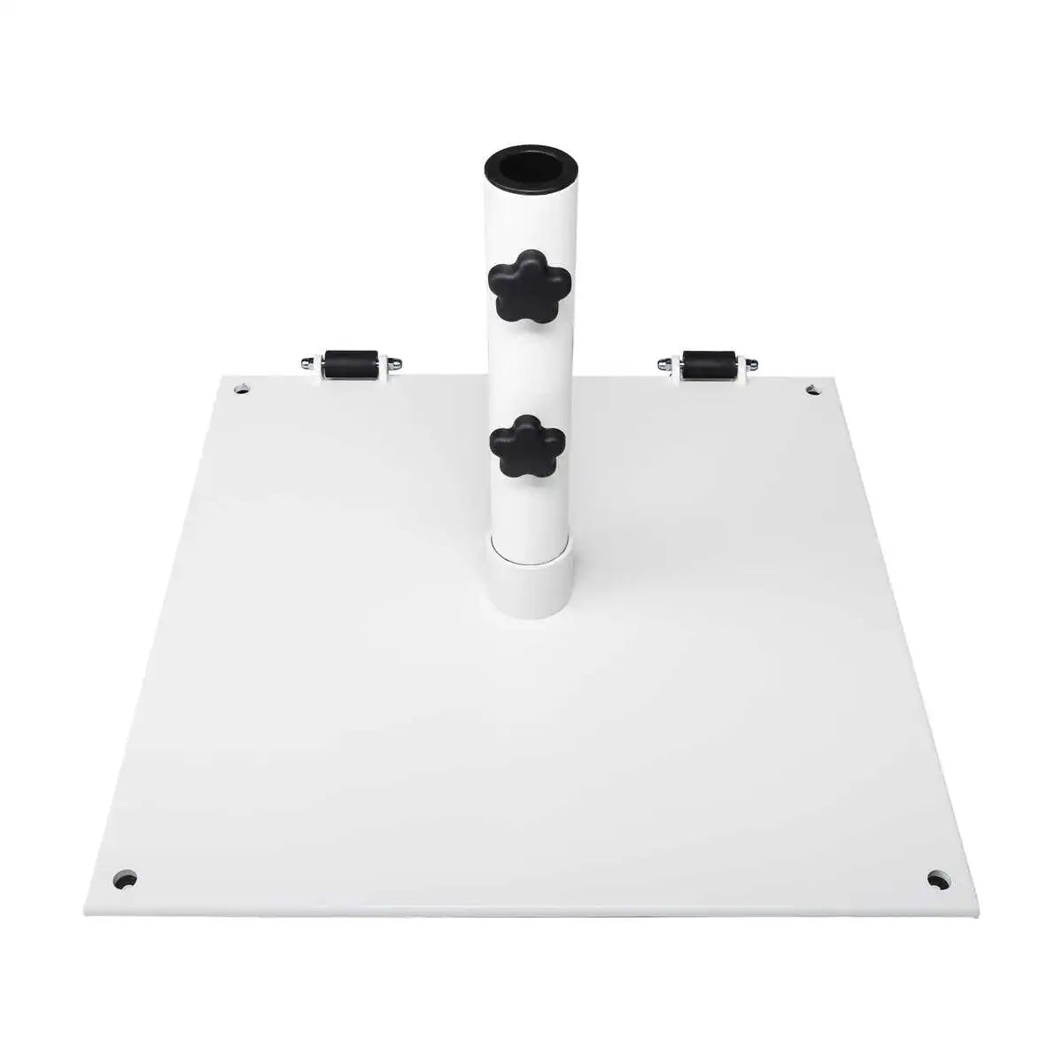 Steel Plate 75 lbs. Freestanding Umbrella Base w/ Wheels 5
