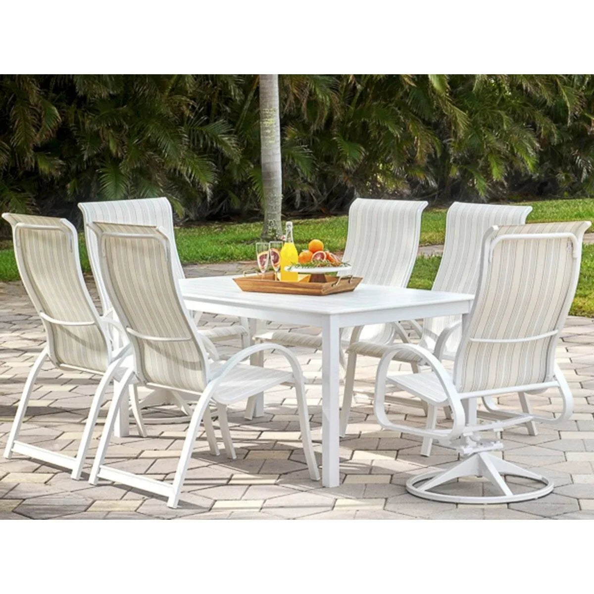 Telescope Casual Aruba Sling Supreme Stacking Arm Chair (Set of 4)-6