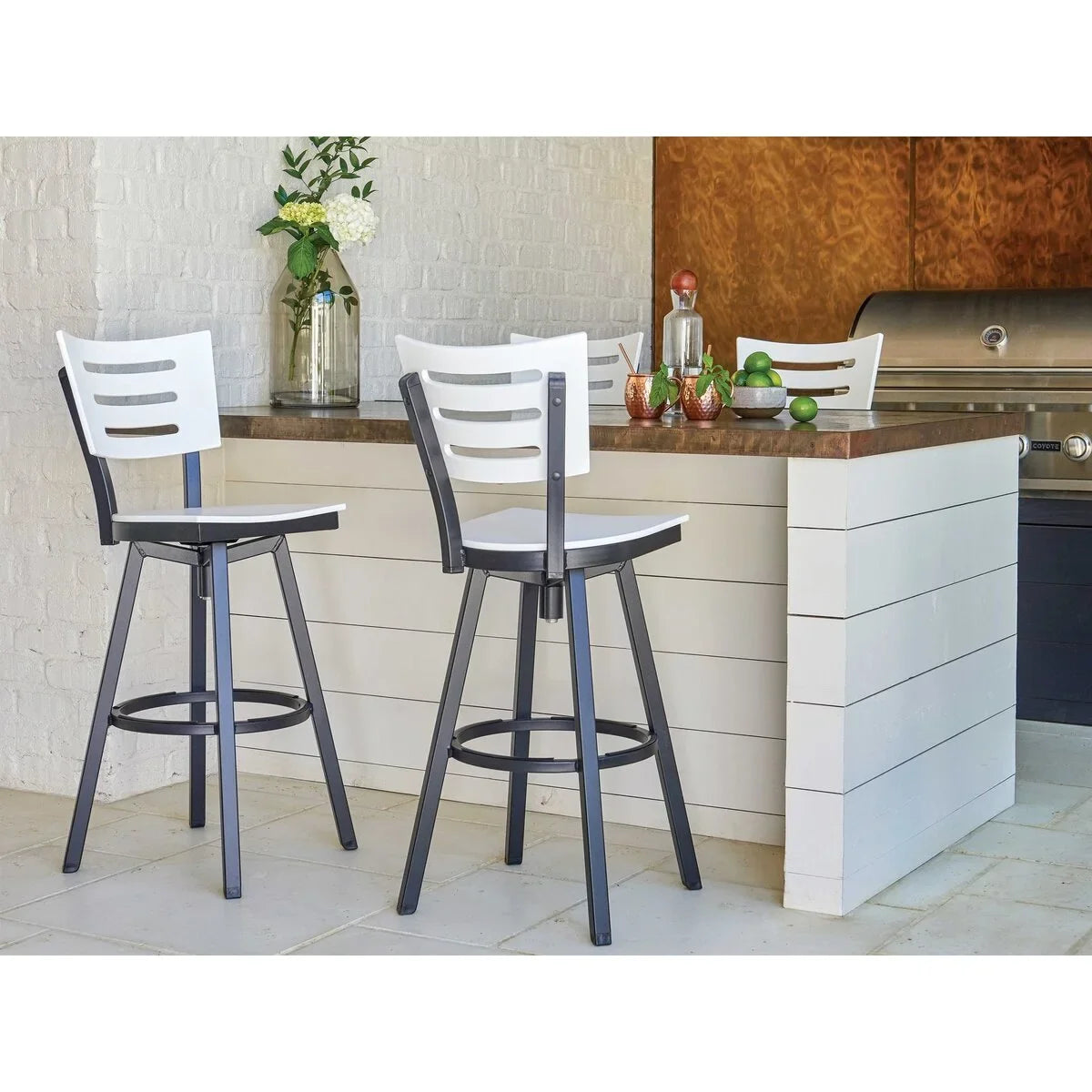 Telescope Casual Avant Balcony Height Swivel Chair (Set of 2)-6