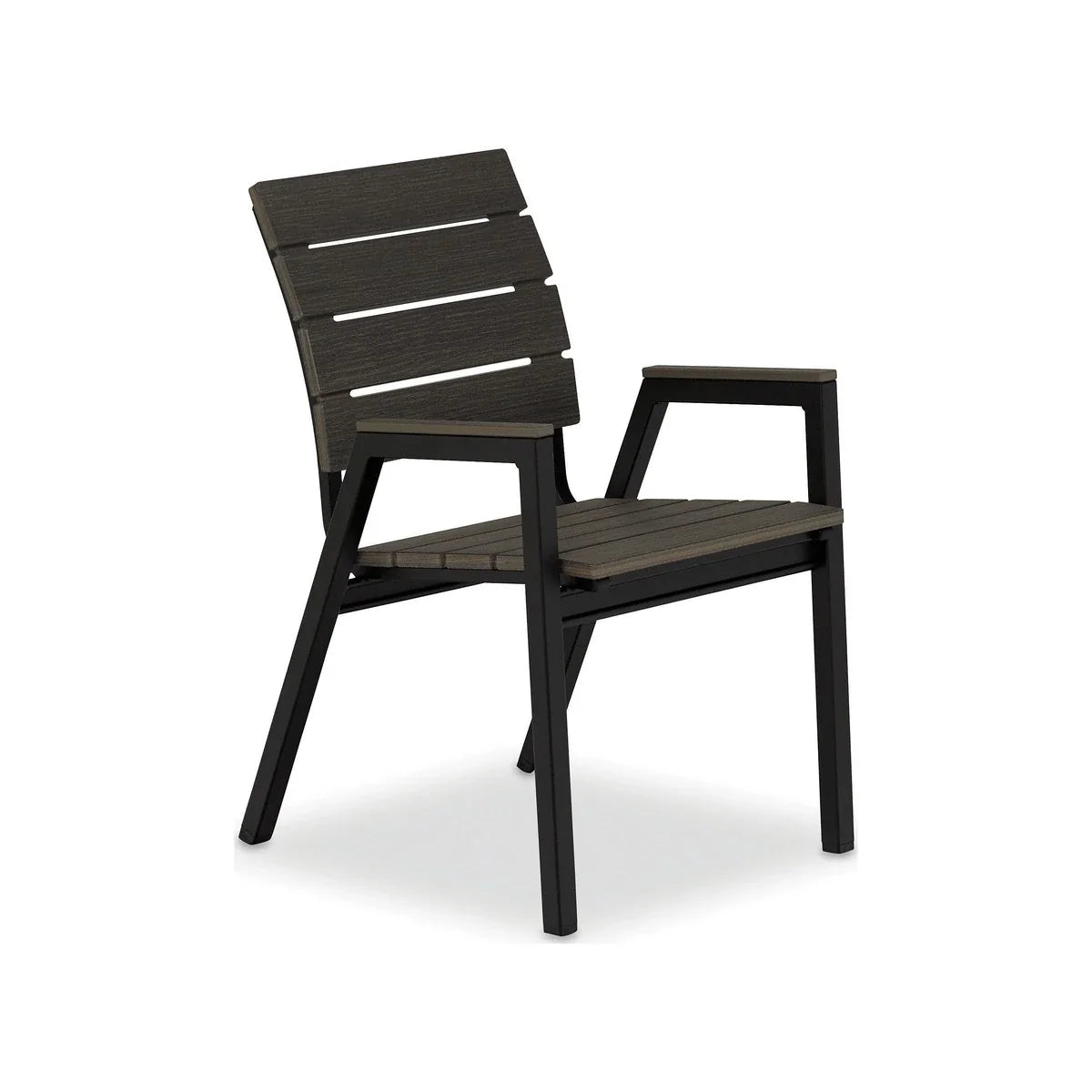 Telescope Casual Bazza MGP/Aluminum Stacking Bistro Chair (Set of 2)-2