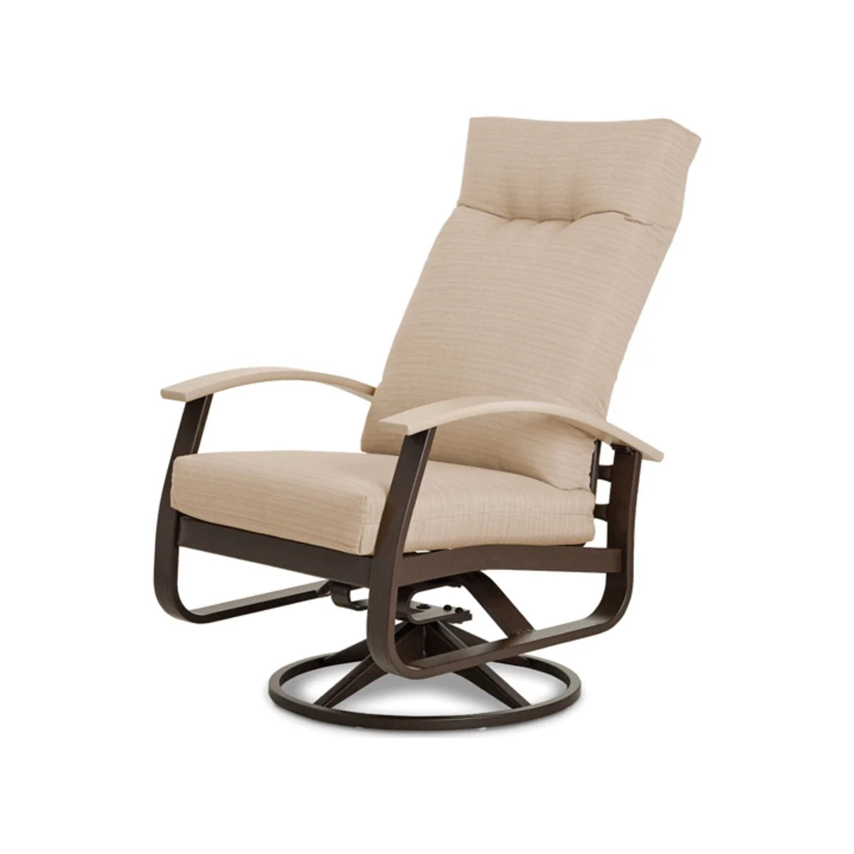 Telescope Casual Belle Isle MGP/Aluminum Cushion Supreme High Back Swivel Rocker-2