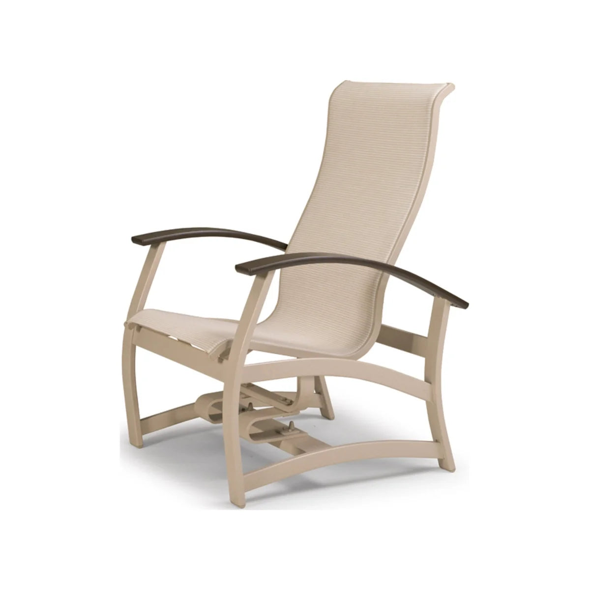 Telescope Casual Belle Isle MGP/Aluminum Sling Hidden Motion Chat Height Chair-2