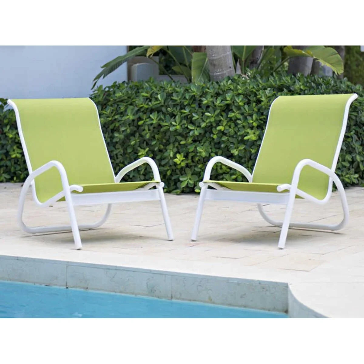 Telescope Casual Gardenella Sling Stacking Poolside Chair (Set of 4)-3