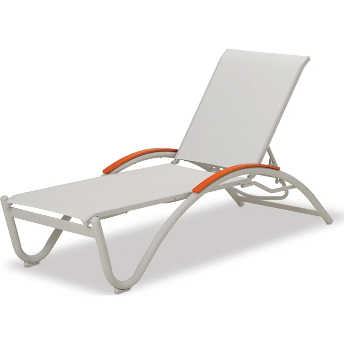 Telescope Casual Helios MGP/Aluminum Sling 4-Position Stacking Chaise Lounge (Set of 2)-4
