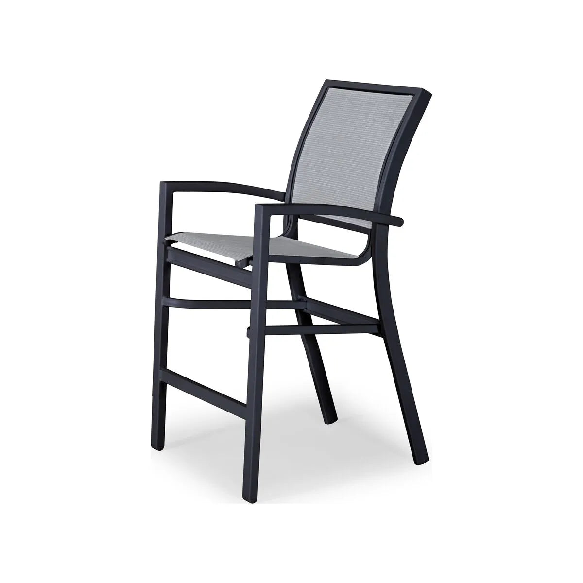 Telescope Casual Kendall Sling Stacking Balcony Height Arm Chair-4