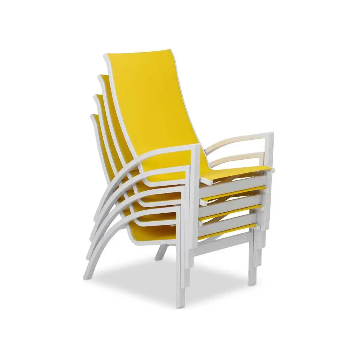 Telescope Casual Kendall Sling Stacking Chat Height Chair (Set of 2)-5