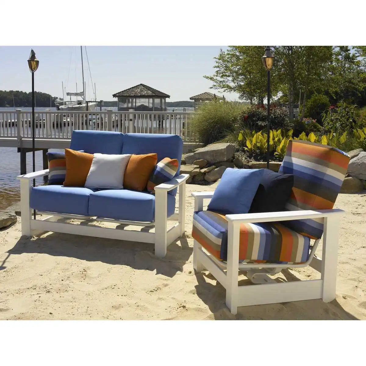 Telescope Casual Leeward MGP Deep Cushion Loveseat with Hidden Motion-6