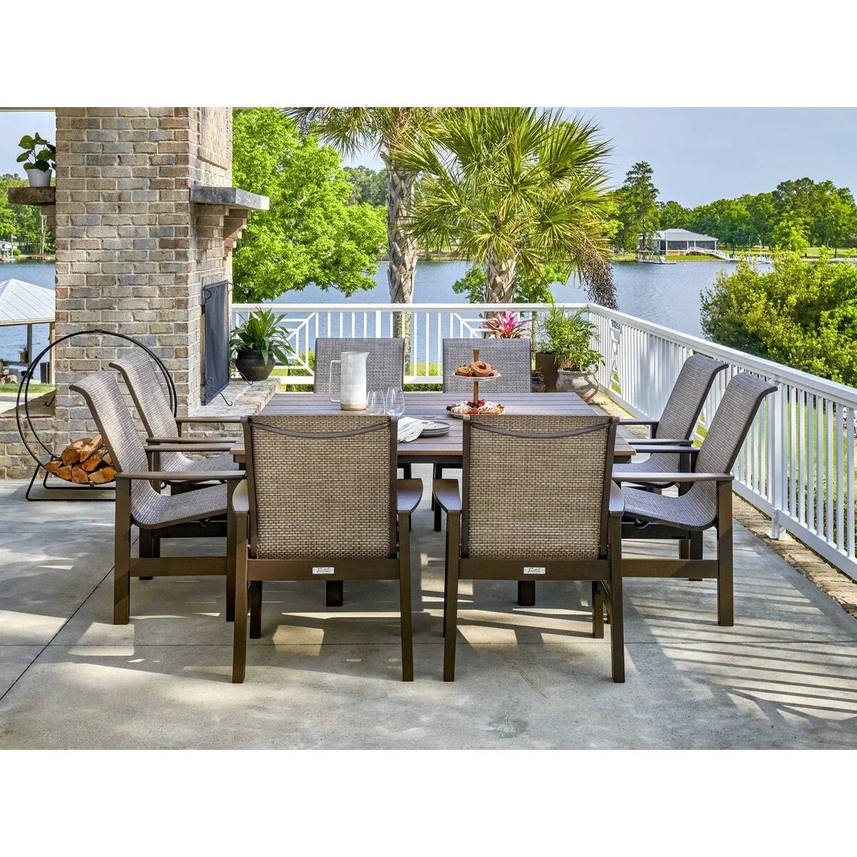 Telescope Casual Leeward MGP Sling Dining Arm Chair (Set of 2)-5
