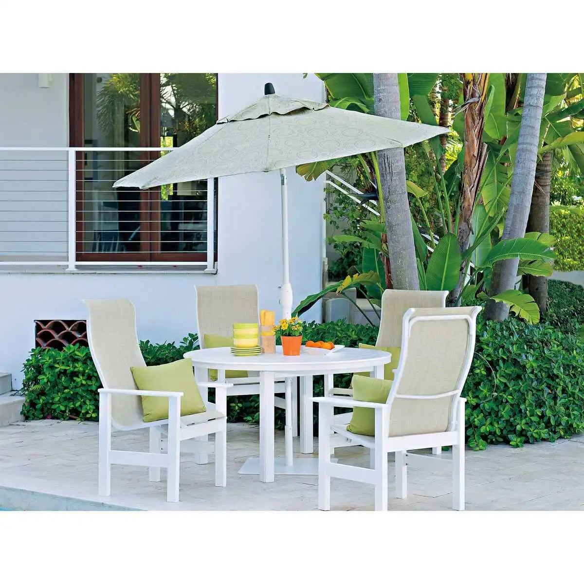 Telescope Casual Leeward MGP Sling Supreme High Back Dining Arm Chair (Set of 2)-4