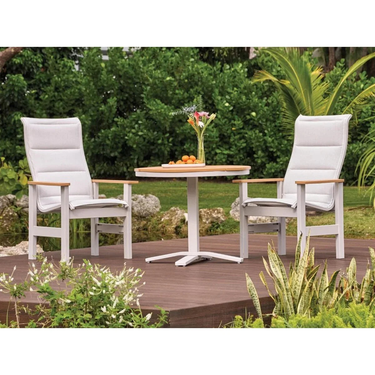 Telescope Casual Leeward MGP Sling Supreme High Back Dining Arm Chair (Set of 2)-5