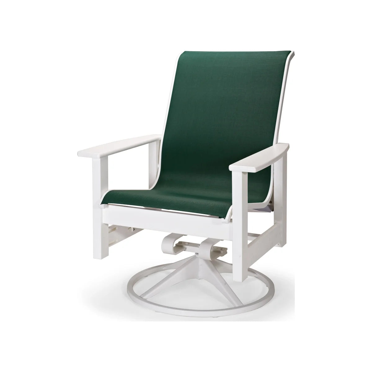 Telescope Casual Leeward MGP Sling Swivel Rocker Dining Chair-2