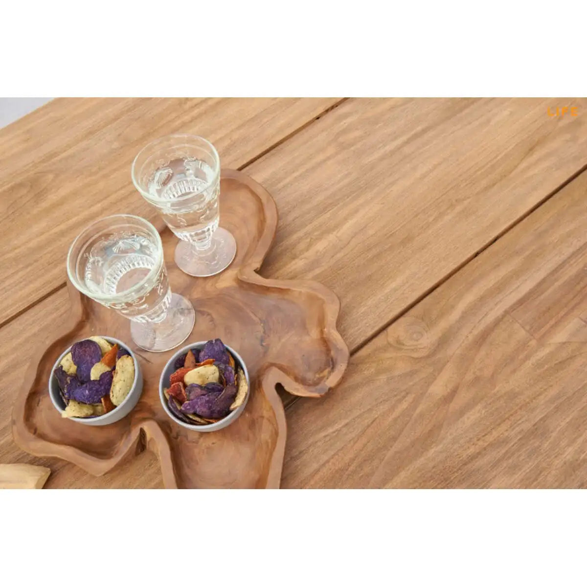 Timor 90x40-inch Teak Top Dining Table