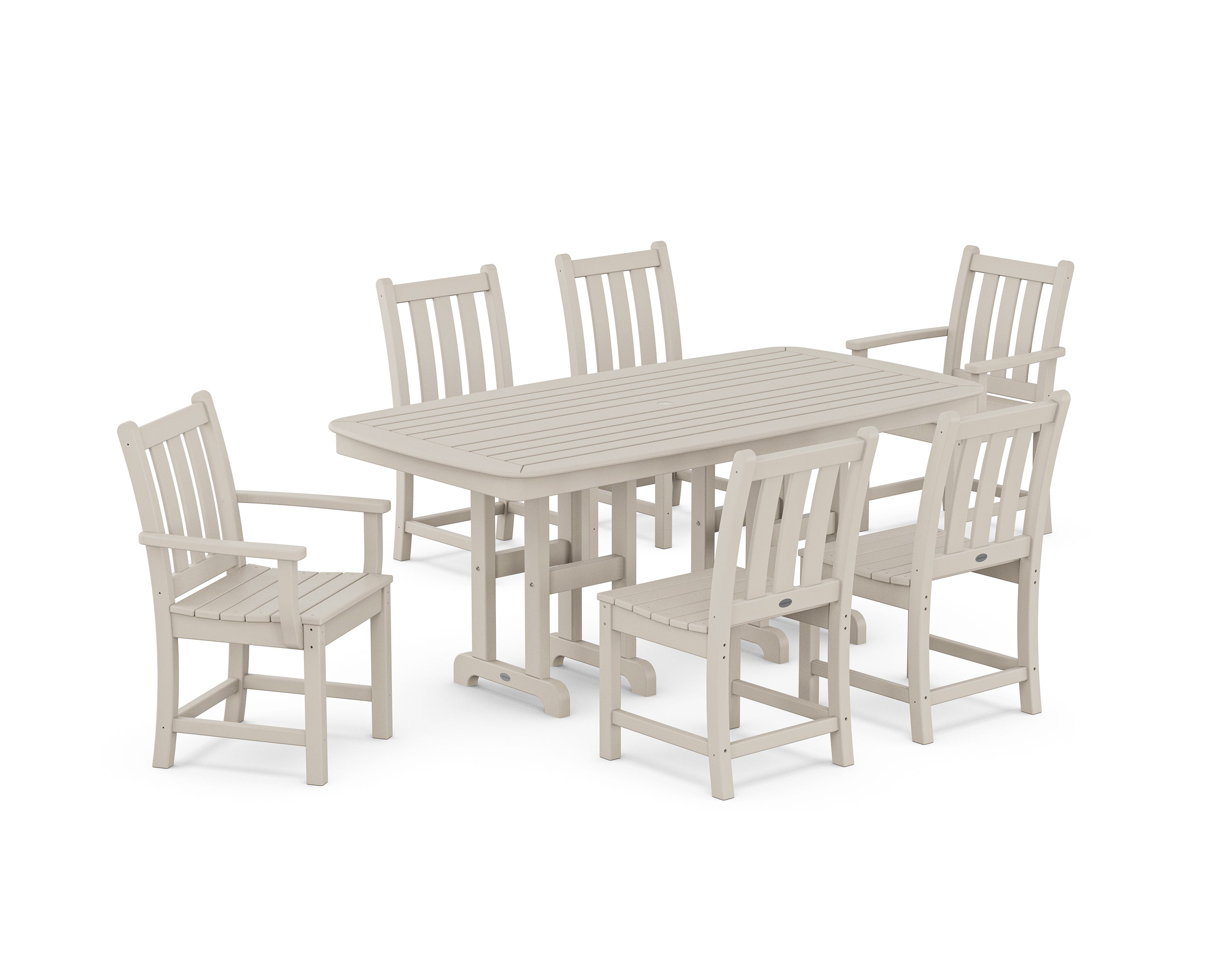 Traditional Garden 7-Piece Dining Set 5