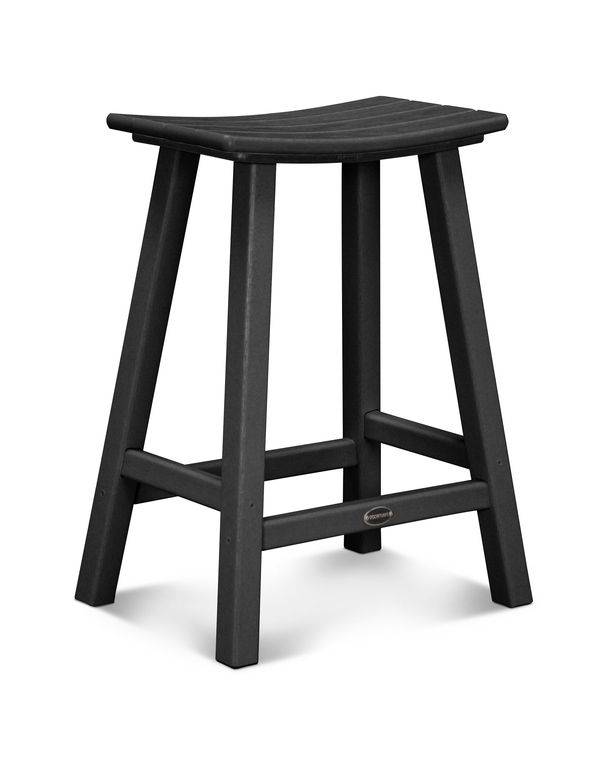Traditional Saddle Counter Stool