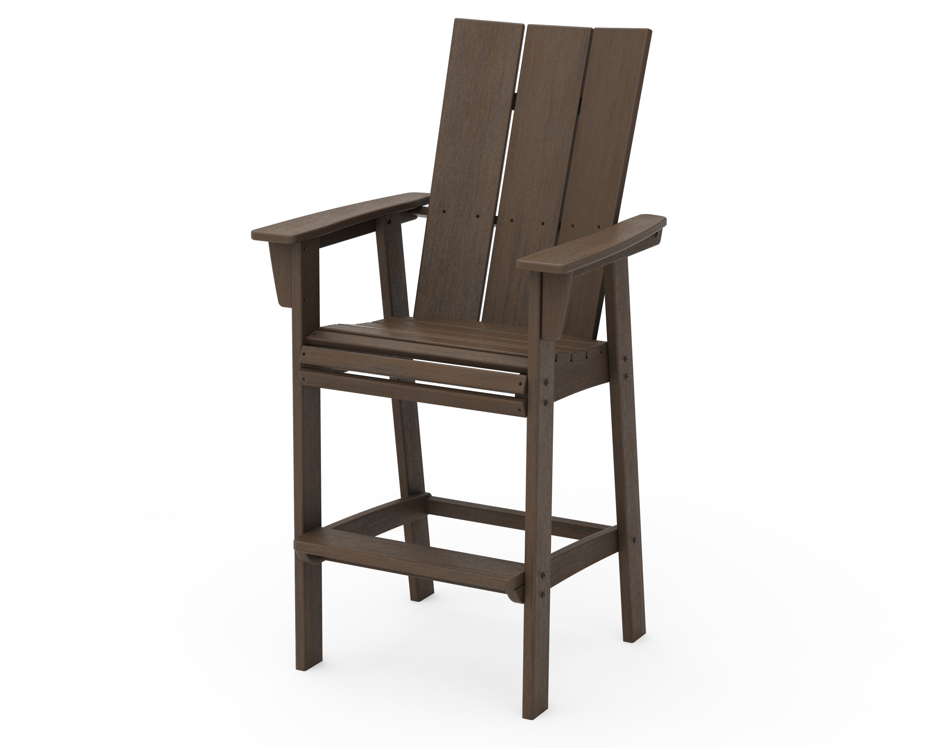 Modern Curveback Adirondack Bar Arm Chair