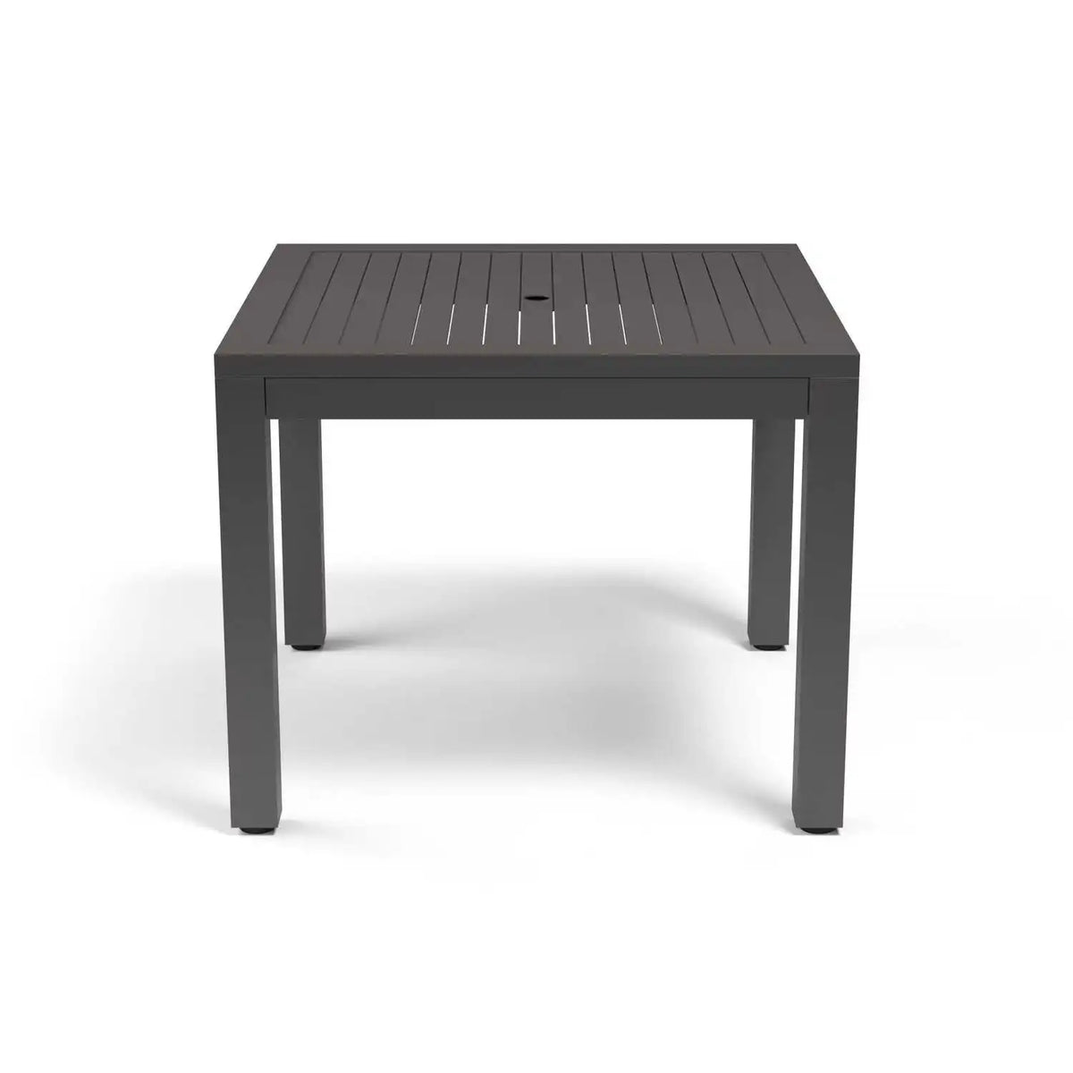 Vegas 36" Square Aluminum Pub Table with Umbrella Hole SW1201-P36 by Sunset West 3