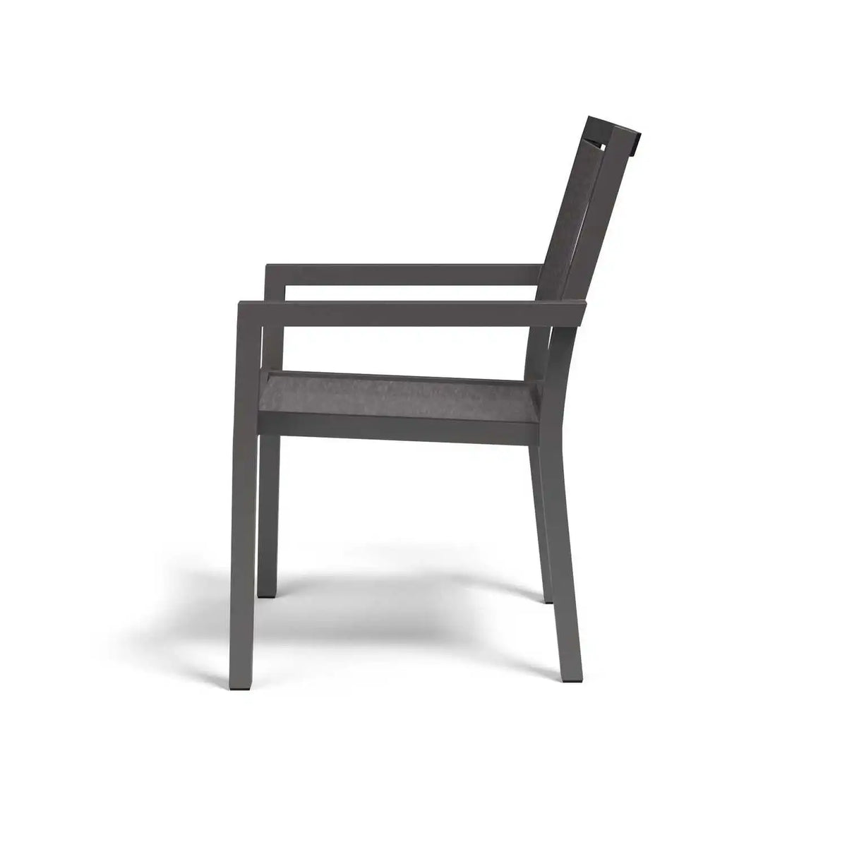 Vegas Aluminum Stackable Sling Dining Arm Chair SW1201-1 by Sunset West 5