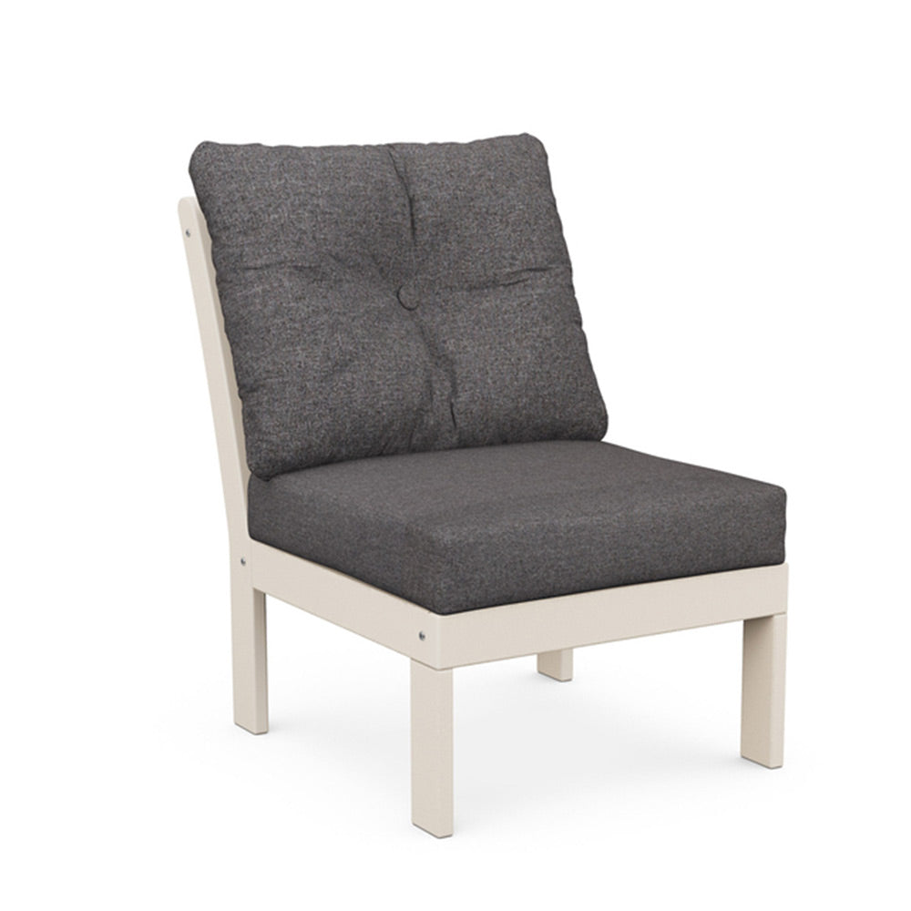 Vineyard Modular Armless Chair with Cushion 1