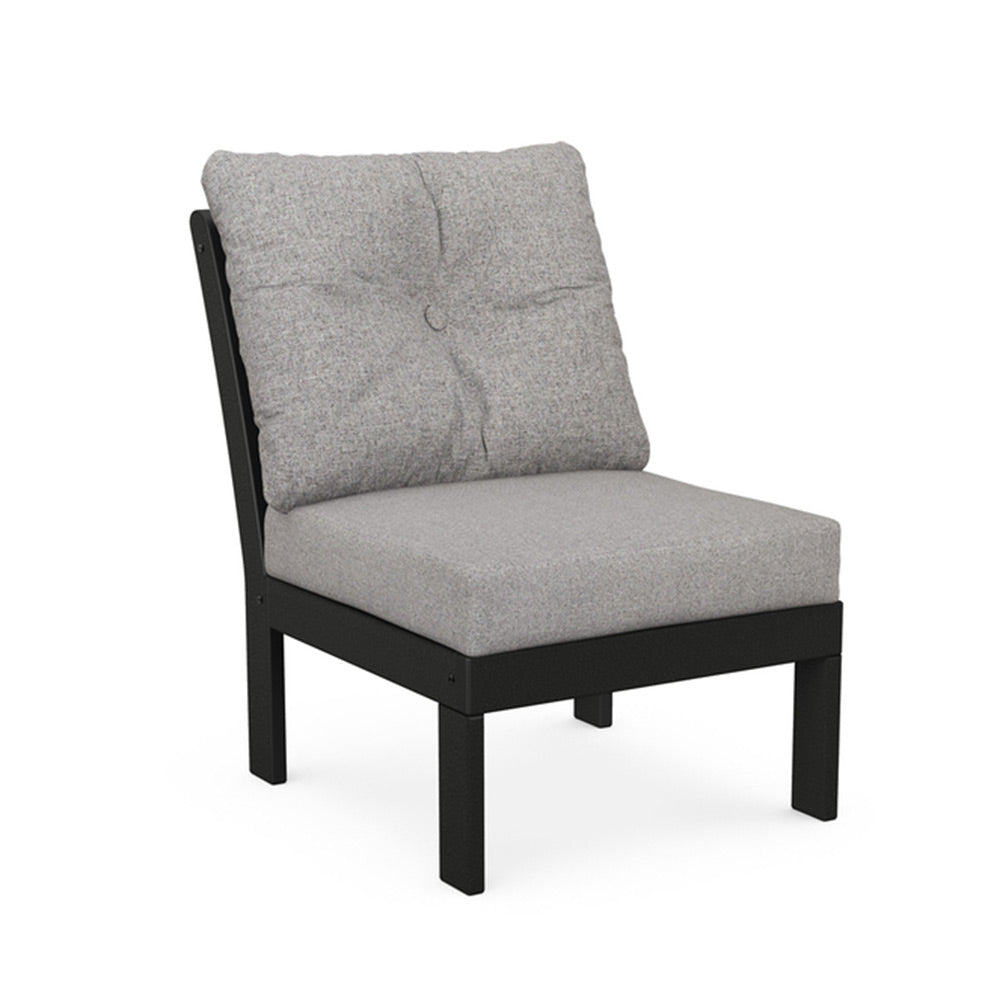 Vineyard Modular Armless Chair with Cushion