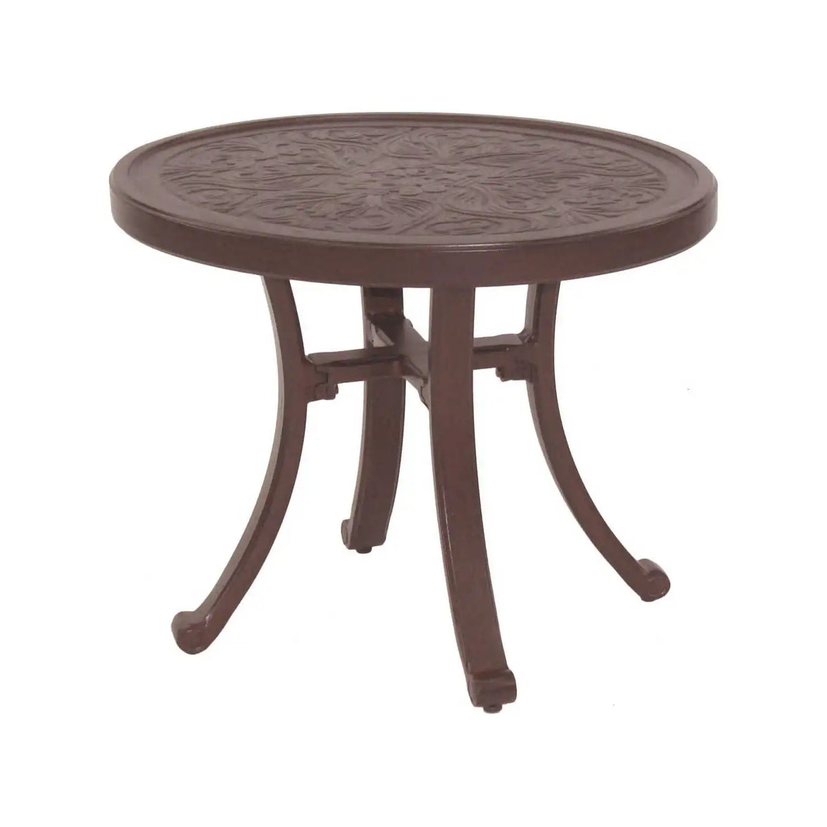 Vintage 24" Round Side Table 1