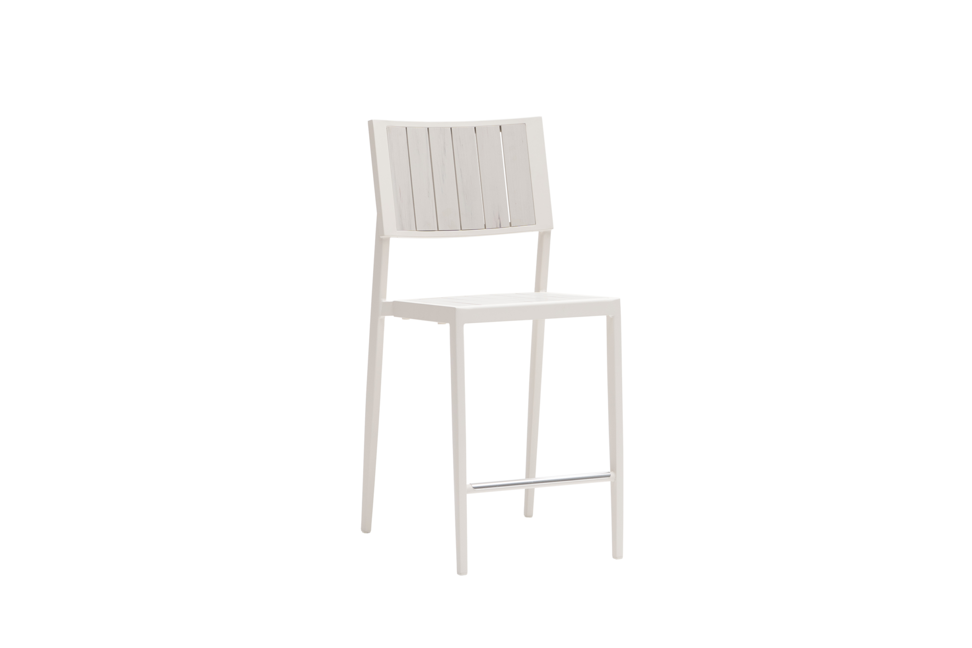 Avignon Counter Chair without Arm - White/White