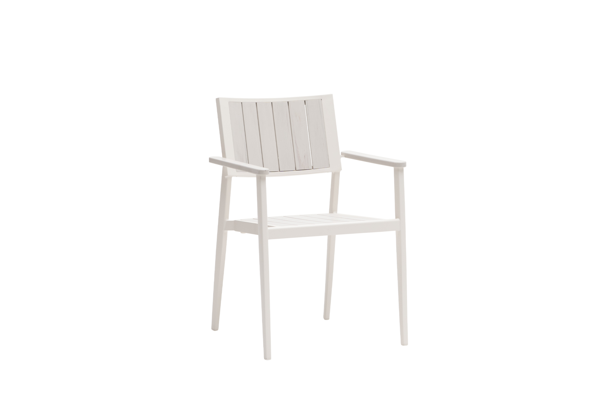 Avignon Dining Arm Chair - White/White