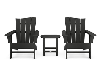 Wave 3-Piece Adirondack Chair Set