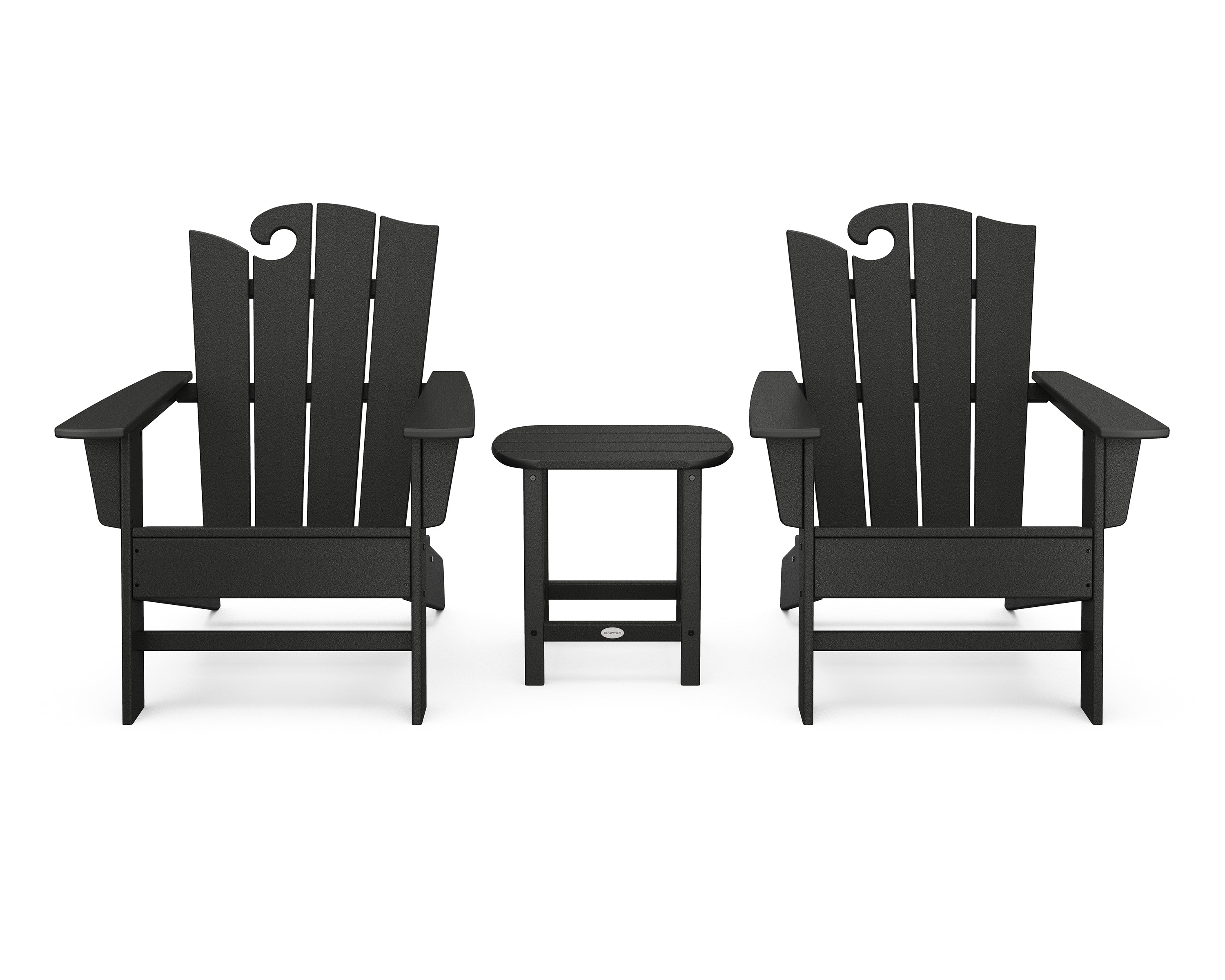 Wave 3-Piece Adirondack Set with The Ocean Chair