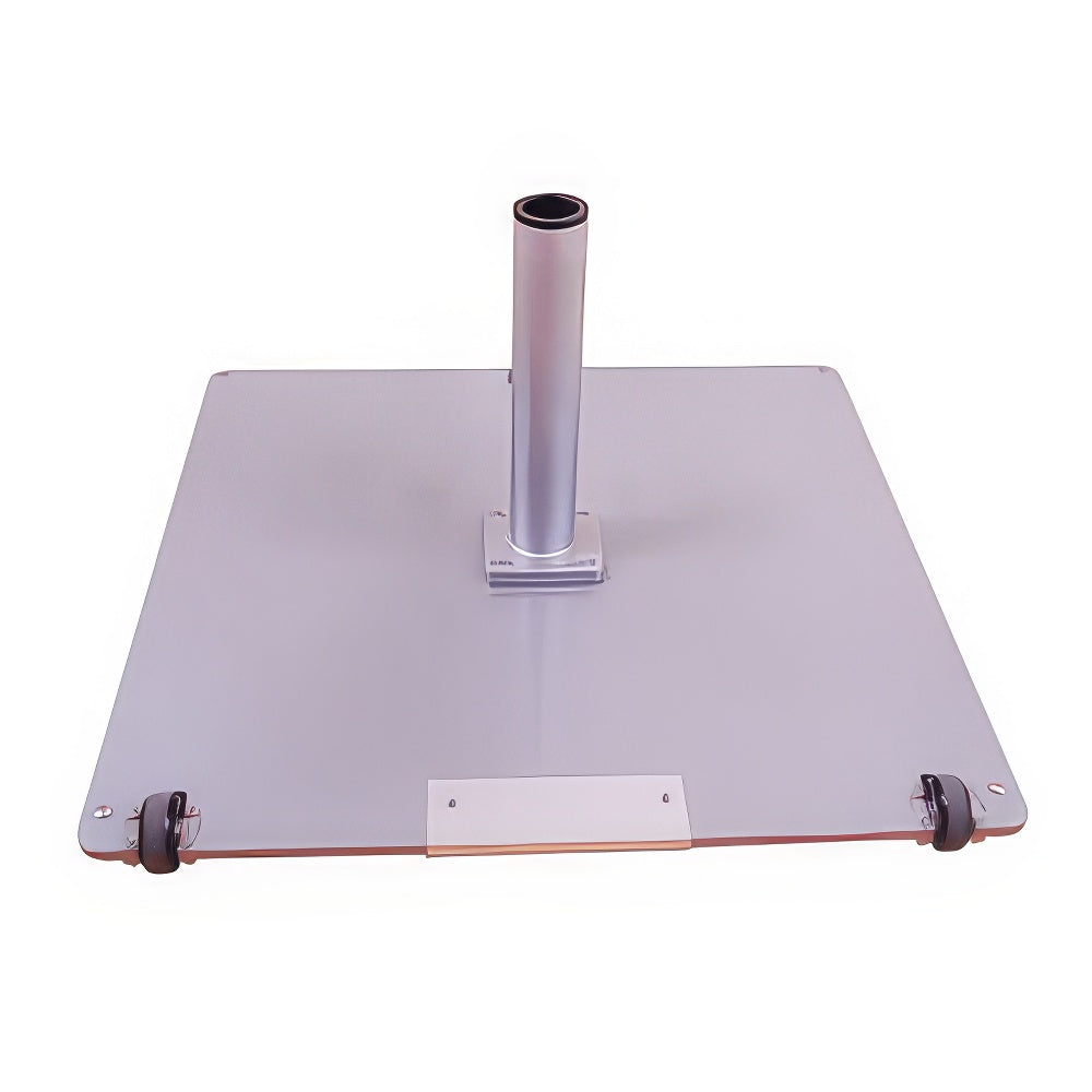 Galtech 95 lb Steel Plate Umbrella Base w/ Wheels (095SQ)