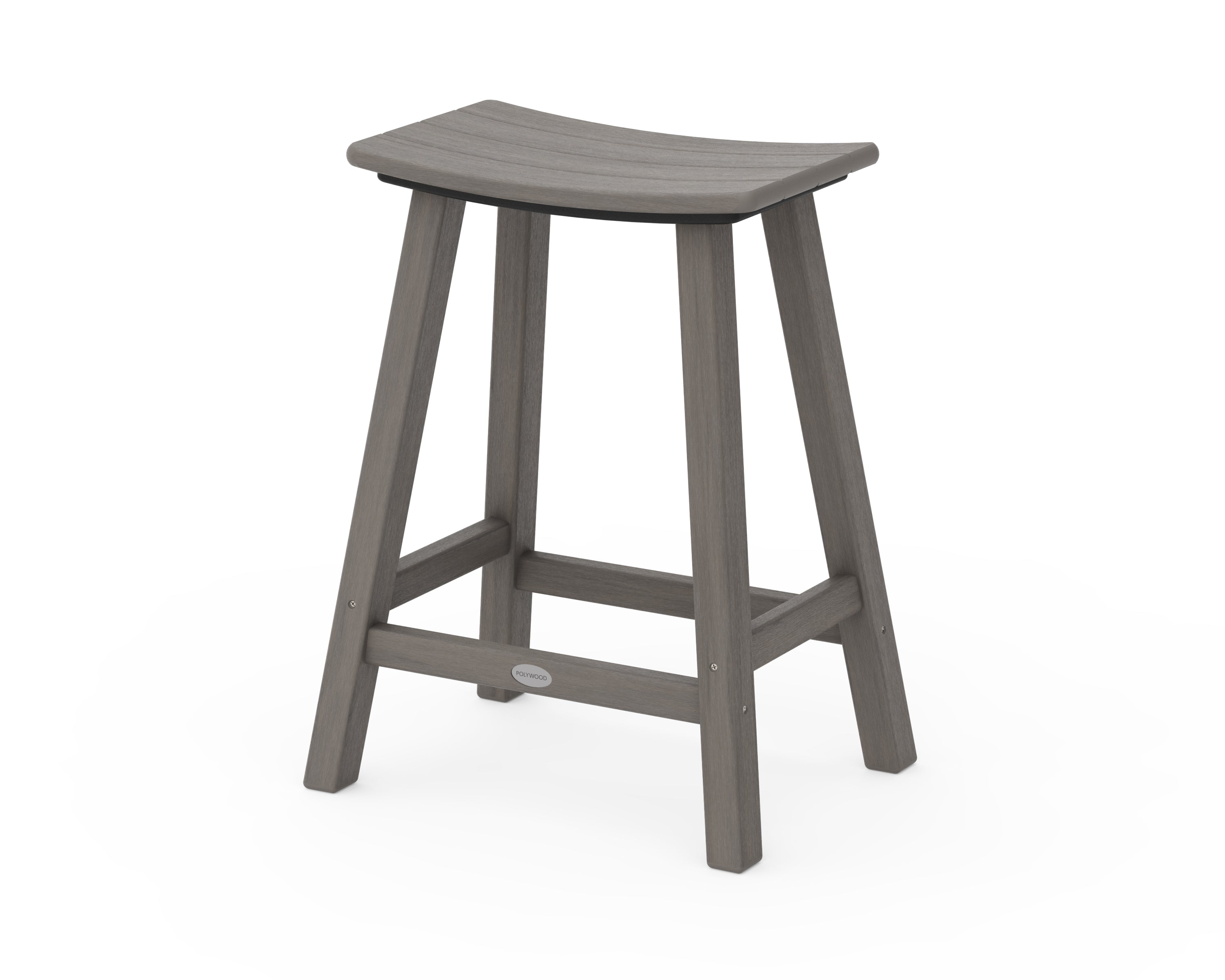 Traditional Saddle Counter Stool