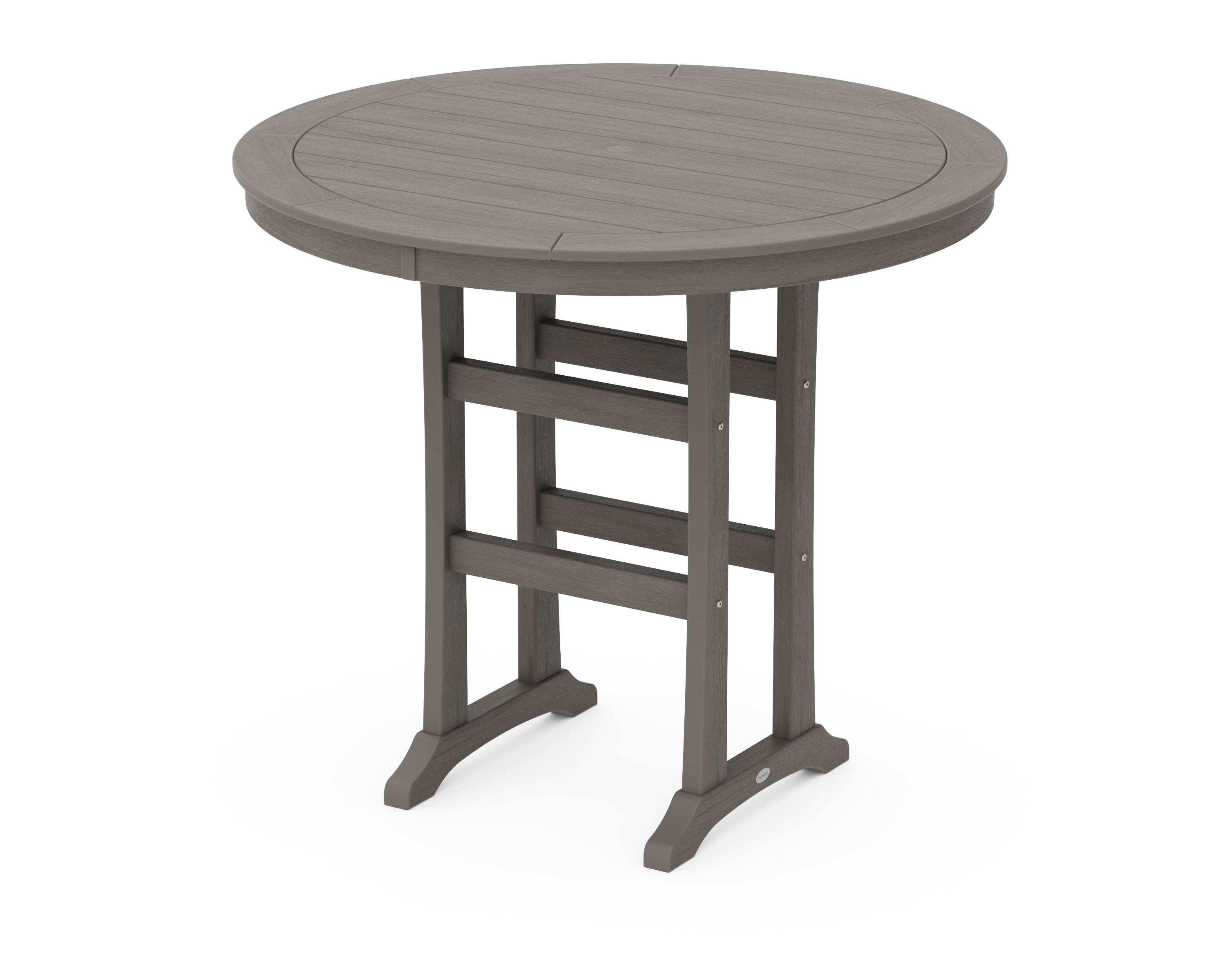 Nautical Trestle 48" Round Bar Table